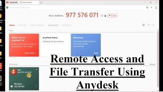 Installing and Using Anydesk for Remote access [upl. by Renault476]