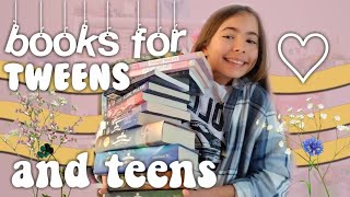 book recommendations for tweens and teens  middle grade recs [upl. by Yesdnil827]