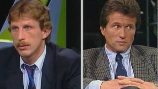 Erhitzte Diskussion vor Topduell Daum vs Hoeneß 1989  das aktuelle sportstudio – ZDF [upl. by Anovad]