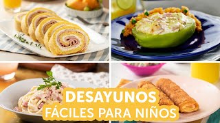 Desayunos fáciles para niños  Kiwilimón [upl. by Yeliac]