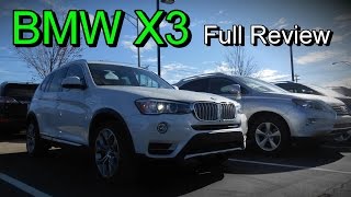 2016 BMW X3 Full Review  X3 28i 28d 35i amp xDrive [upl. by Aydin]