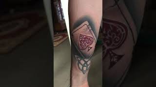 Ace of spades tattoo [upl. by Sophie]