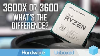 AMD Ryzen 5 3600 vs 3600X Is The X Worth It [upl. by Septima191]