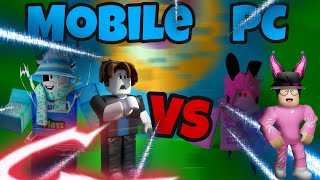 Zepyxl and Txcles Vs BlueRB and BromoMobro PC VS MOBILE Tower Of Hell Roblox Race [upl. by Oberg]