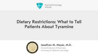 Talking to Your Patient About Tyramine [upl. by Lalaj]