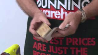 How To Sand Walls  DIY At Bunnings [upl. by Anaitsirk]