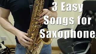 Easy Songs for Saxophone to impress your friends with Saxophone Lessons BC108 [upl. by Mackenzie]