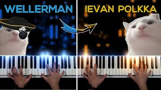 Wellerman vs Ievan Polkka PIANO BATTLE [upl. by Gievlos662]