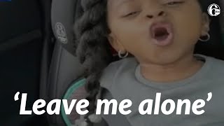 4yearold girls Leave Me Alone song goes viral [upl. by Messere]