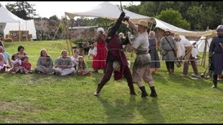 Mittelalterfest im Schloss Leiben [upl. by Vasya]