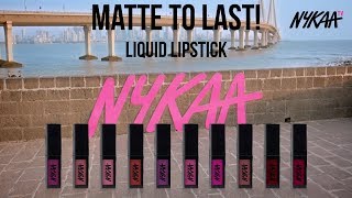 Matte To Last Liquid Lipstick  Nykaa New Launch  Nykaa [upl. by Chiles759]