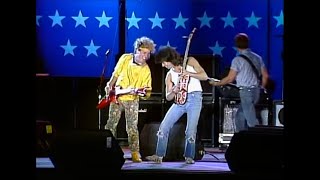 Sammy Hagar amp Eddie Van Halen  Rock and Roll Live at Farm Aid 1985 [upl. by Tenn674]