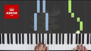 Down by the salley gardens  ABRSM Piano Grade 1 2021 amp 2022 B3  Synthesia Piano tutorial [upl. by Gemma815]