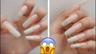 How to grow LONG amp STRONG nails long nail care routine  Basic Nail Art Tutorial [upl. by Anerbas]