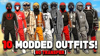 How To Get 10 GTA 5 Modded Outfits No Transfer Glitch [upl. by Brookes]