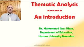 Thematic Analysis An Introduction [upl. by Jemy]