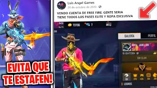 LA MEJOR FORMA DE COMPRAR UNA CUENTA DE FREE FIRE SIN QUE TE ESTAFEN consejos y trucos [upl. by Truitt]