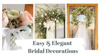 Easy and Elegant DIY Bridal Shower Decorations [upl. by Clarisa]