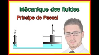 Statique des fluides  Principe de Pascale [upl. by Matuag]