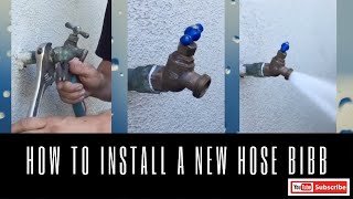 How to Replace a Hose Bibb [upl. by Solracnauj]