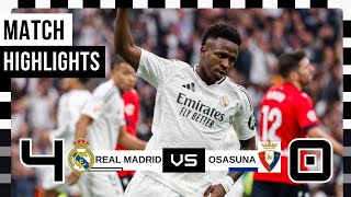 Real Madrid vs Osasuna 40  Conference League 202425  Full Match Highlights amp All Goals [upl. by Thibault]