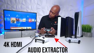 4k HDMI Audio Extractor With Optical and 35mm Outputs HDA912 [upl. by Abibah988]