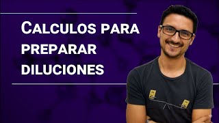 Cálculos para hacer diluciones [upl. by Airogerg]