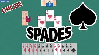 Spades online  Free card game [upl. by Ainatnas]