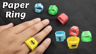 How to make a Paper Ring [upl. by Tnilk]