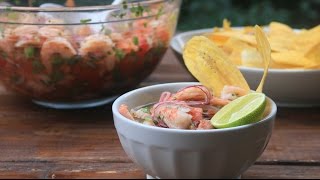 Ecuadorian Shrimp Ceviche [upl. by Hairacaz302]