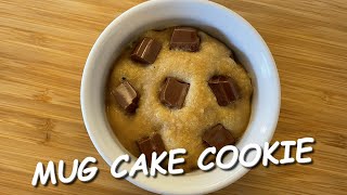 Mug cake COOKIE  LeCoinDuChef [upl. by Ramhaj]