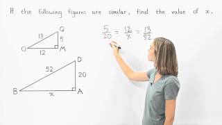 Similar Triangles  MathHelpcom [upl. by Stallworth]