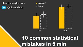 Ten Statistical Mistakes in 5 Min [upl. by Goraud]