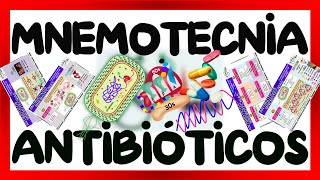 ANTIBIÓTICOS MECANISMO DE ACCIÓN  MNEMOTECNIA ANTIBIÓTICOS  GuiaMed [upl. by Ikkin119]