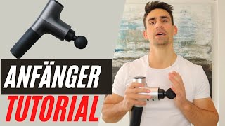 Massagepistole  richtige Anwendung Tutorial 2021 [upl. by Rose]