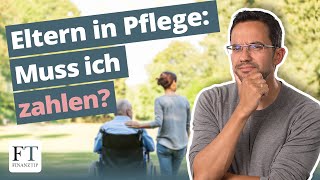 Eltern pflegebedürftig Eigene Geldanlage in Gefahr [upl. by Eelytsirk]