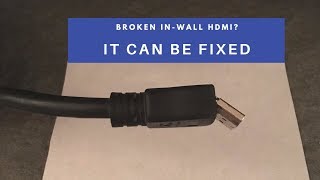 Repair an HDMI End Like a Pro [upl. by Isla]