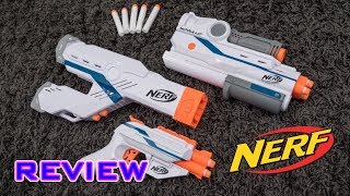 REVIEW Nerf Modulus Mediator Attachments  Barrel amp Stock [upl. by Irolam]