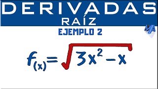 Derivada de una raíz  Ejemplo 2 [upl. by Tibbetts]