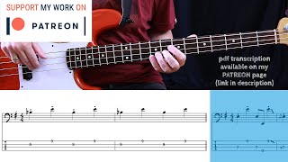 Jimi Hendrix  Purple Haze Bass cover with tabs [upl. by Levitus441]