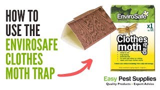 How to Use The Envirosafe Clothes Moth Trap [upl. by Akemrehs]