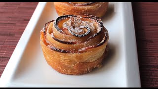 How to make puff pastry apple roses [upl. by Elliven194]