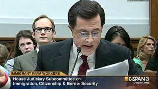 CSPAN Stephen Colbert Opening Statement [upl. by Atilef]