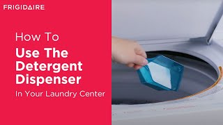 How To Use The Detergent Dispenser In Your Laundry Center [upl. by Akinnor377]