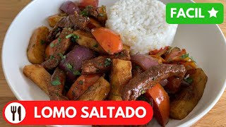 🇵🇪 LOMO SALTADO PERUANO  RECETA DELICIOSA [upl. by Ibby]