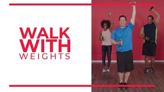 Walk With Weights  At Home Workout Videos [upl. by Eenttirb]