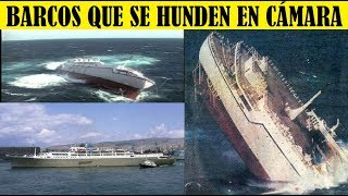 Top 10 Barcos Gigantes Que Se Hundieron en Cámara [upl. by Greggs]