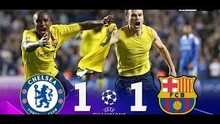 Chelsea vs Barcelona  semi final  2008 2009  UCL [upl. by Darreg]