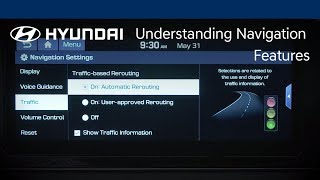 Understanding Navigation Features  Hyundai [upl. by Simmie]