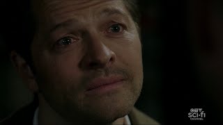 Supernatural 15x18  Castiel to Dean  quotI LOVE YOUquot Castiel sacrifices himself to save Dean [upl. by Nordine]